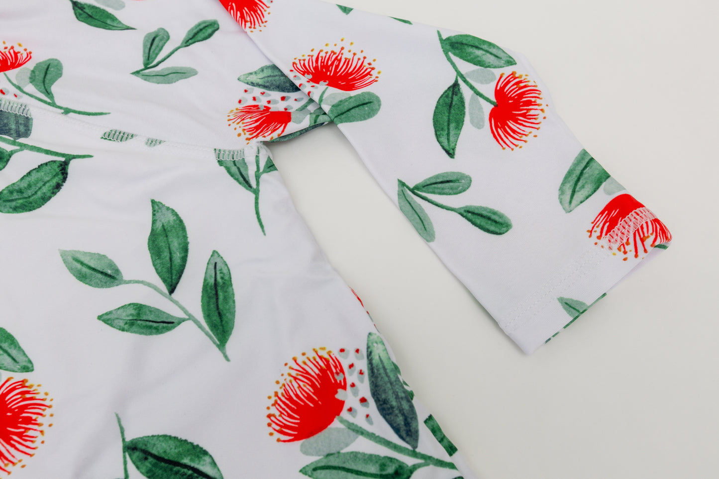 Saylor Mae Long Sleeve and Mid Leg Swimwear - Pohutukawa