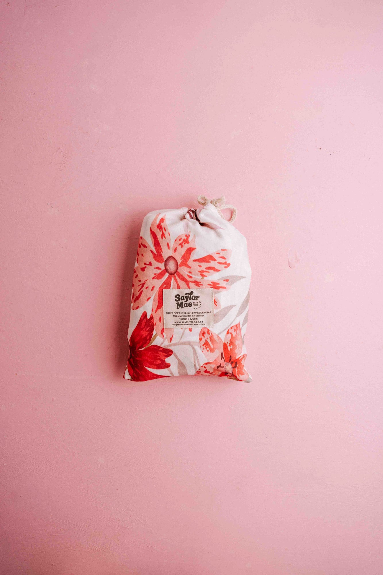 Saylor Mae Stretchy Swaddles Wrap Sets - Sienna with headband