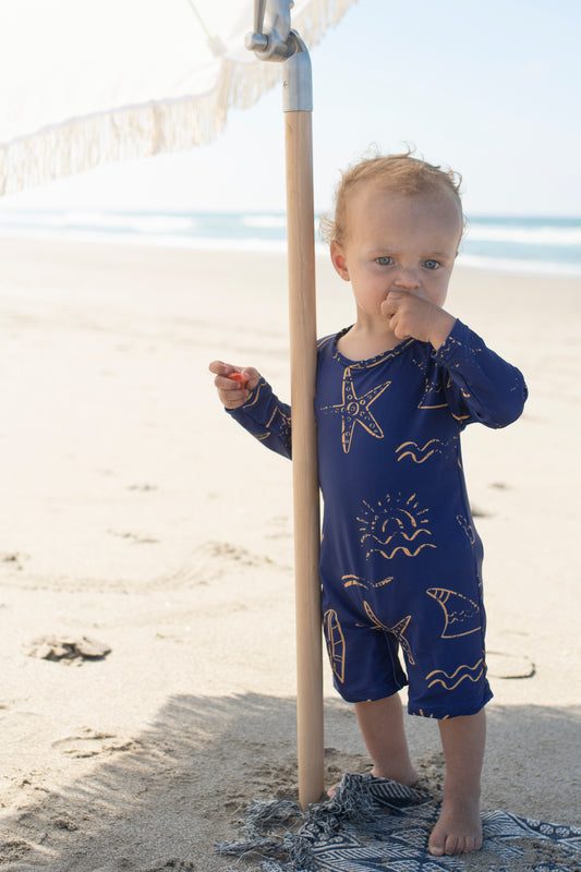 Saylor Mae Long Sleeve and Mid Leg Swimwear - Avery