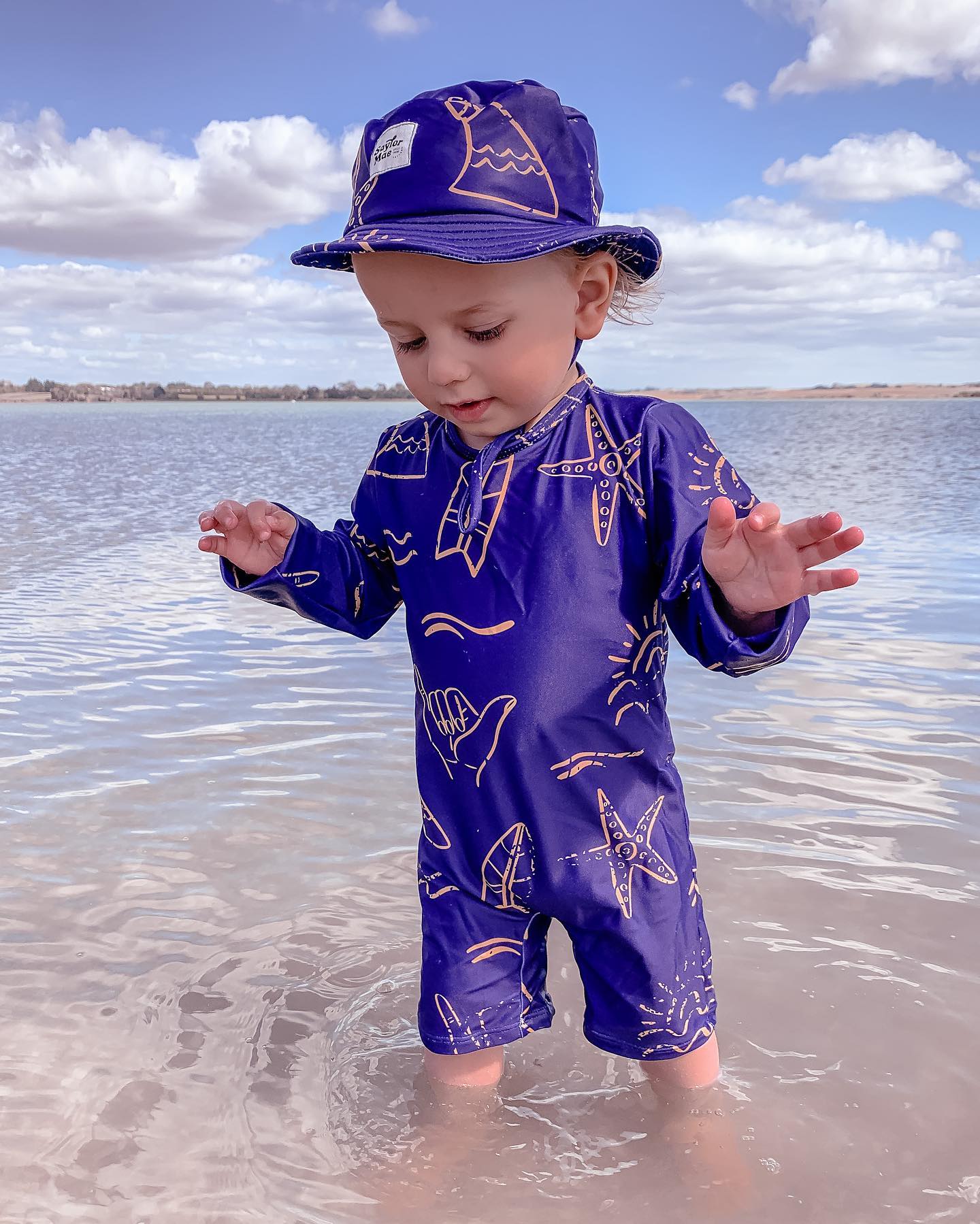 Saylor Mae Long Sleeve and Mid Leg Swimwear - Avery