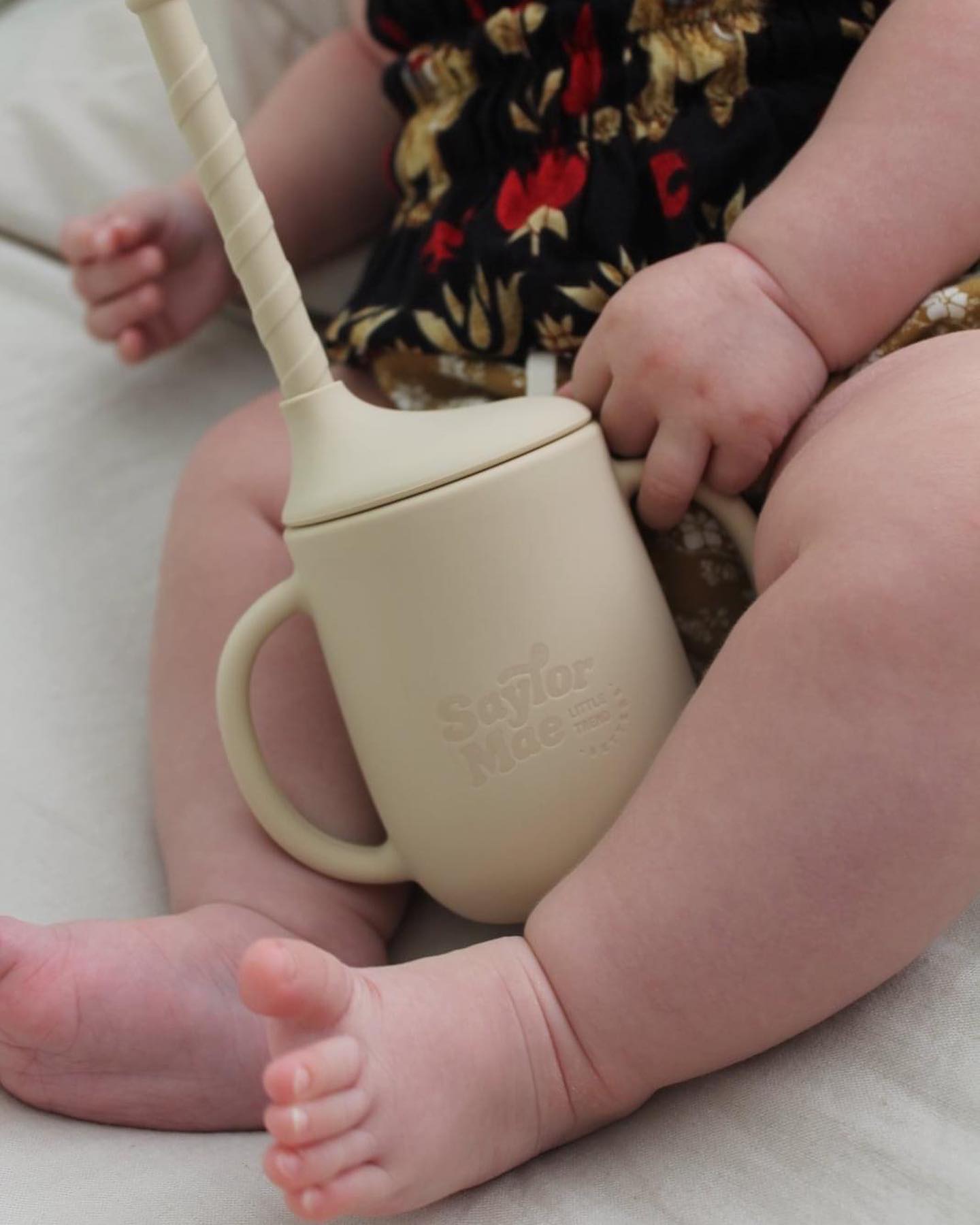 Saylor Mae Silicone Smoothie Cup - Pistachio Sage