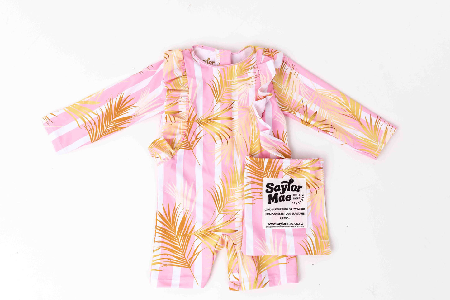 Saylor Mae Long Sleeve and Mid Leg Swimwear - Callie