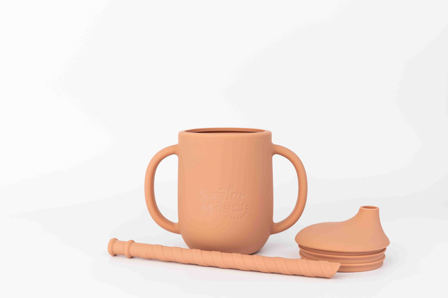Saylor Mae Silicone Smoothie Cup - Toffee Coral