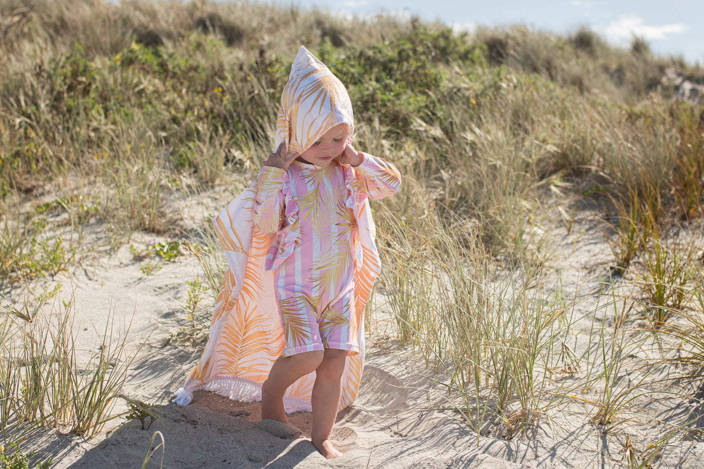 Saylor Mae Hooded Beach Towel - Callie