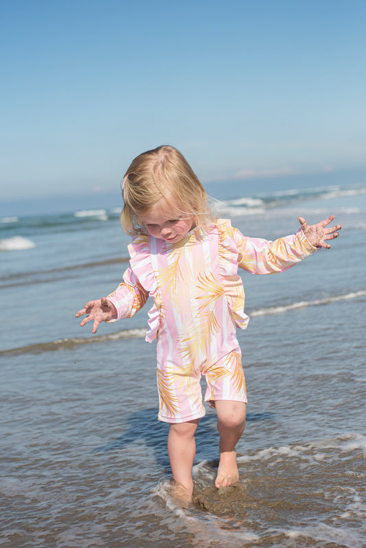 Saylor Mae Long Sleeve and Mid Leg Swimwear - Callie