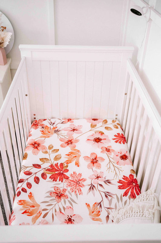 Saylor Mae Fitted Cot Sheets – Sienna