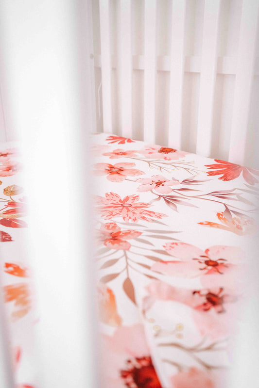 Saylor Mae Fitted Cot Sheets – Sienna