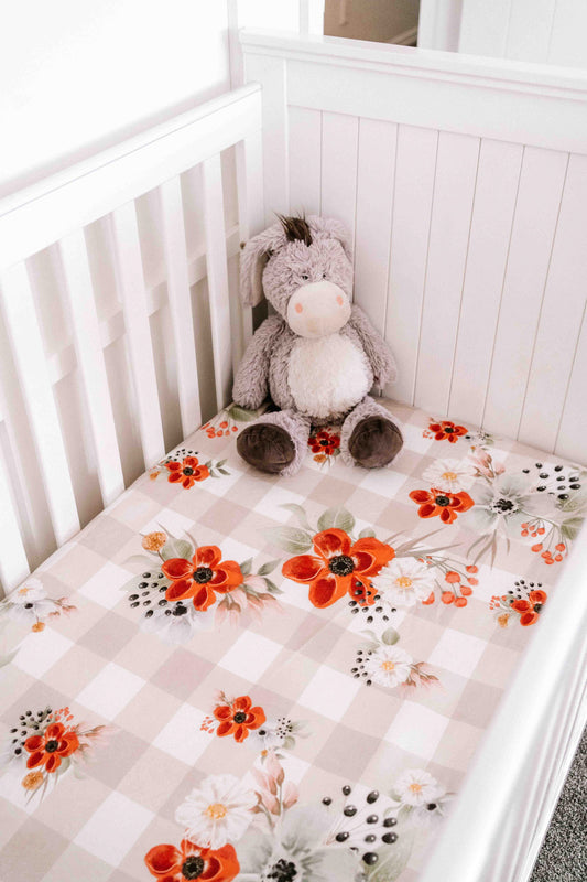 Saylor Mae Fitted Cot Sheets – Scarlett