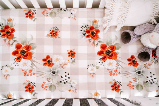 Saylor Mae Fitted Cot Sheets – Scarlett