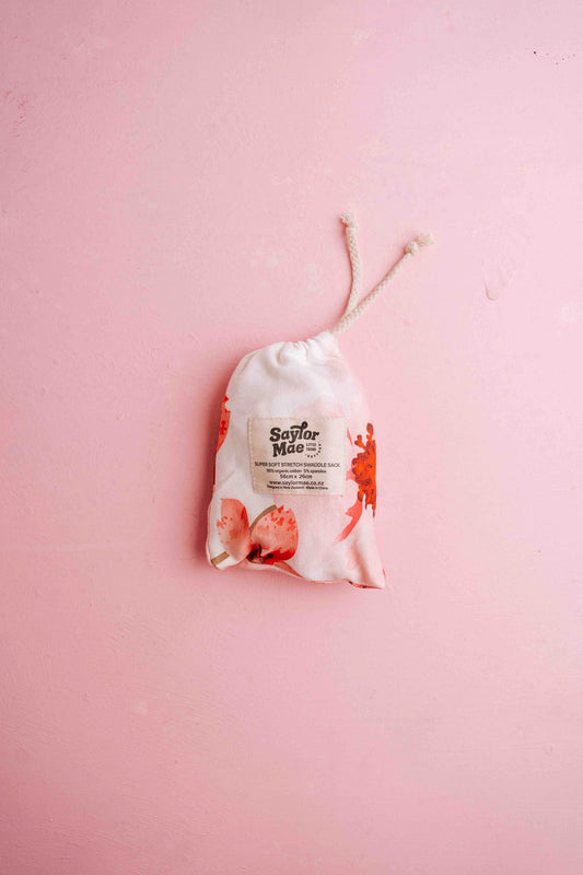 Saylor Mae Swaddle Sack Sets - Sienna with headband