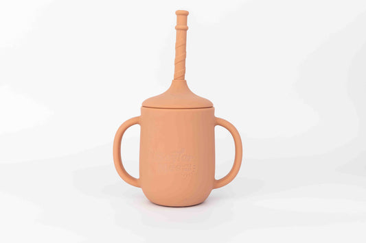 Saylor Mae Silicone Smoothie Cup - Toffee Coral
