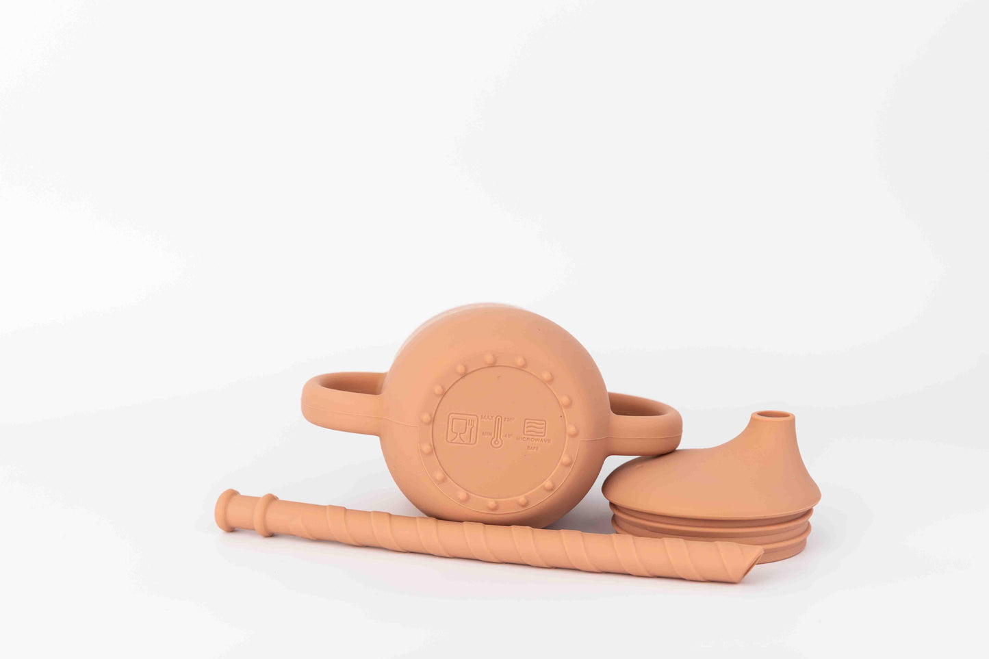 Saylor Mae Silicone Smoothie Cup - Toffee Coral