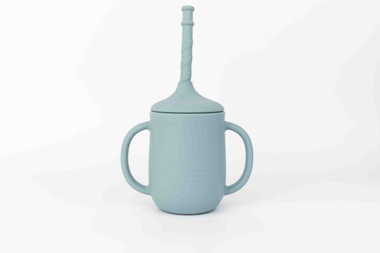 Saylor Mae Silicone Smoothie Cup - Quail Blue