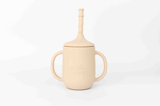 Saylor Mae Silicone Smoothie Cup - Sandy Linen