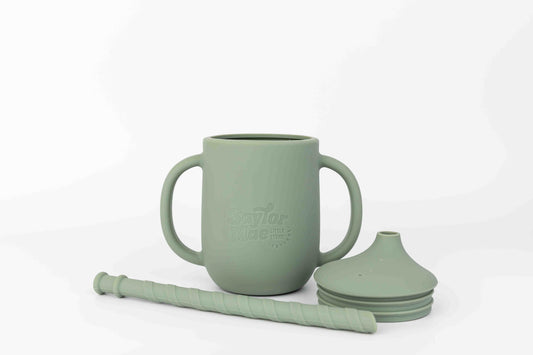 Saylor Mae Silicone Smoothie Cup - Pistachio Sage